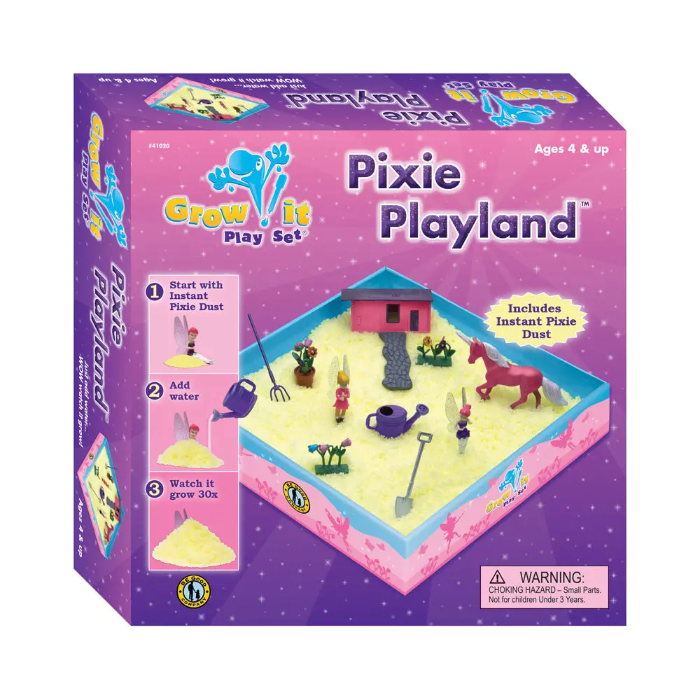 Be Good Company Pixie Playland Grow It Play Set - Magical Garden Creation Kit 1