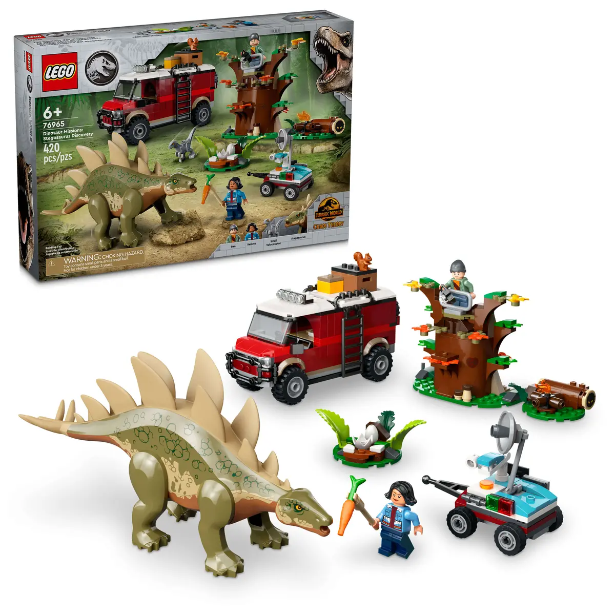 Lego Jurassic World Dinosaur Missions Stegosaurus Discovery 76965 Building Set 1