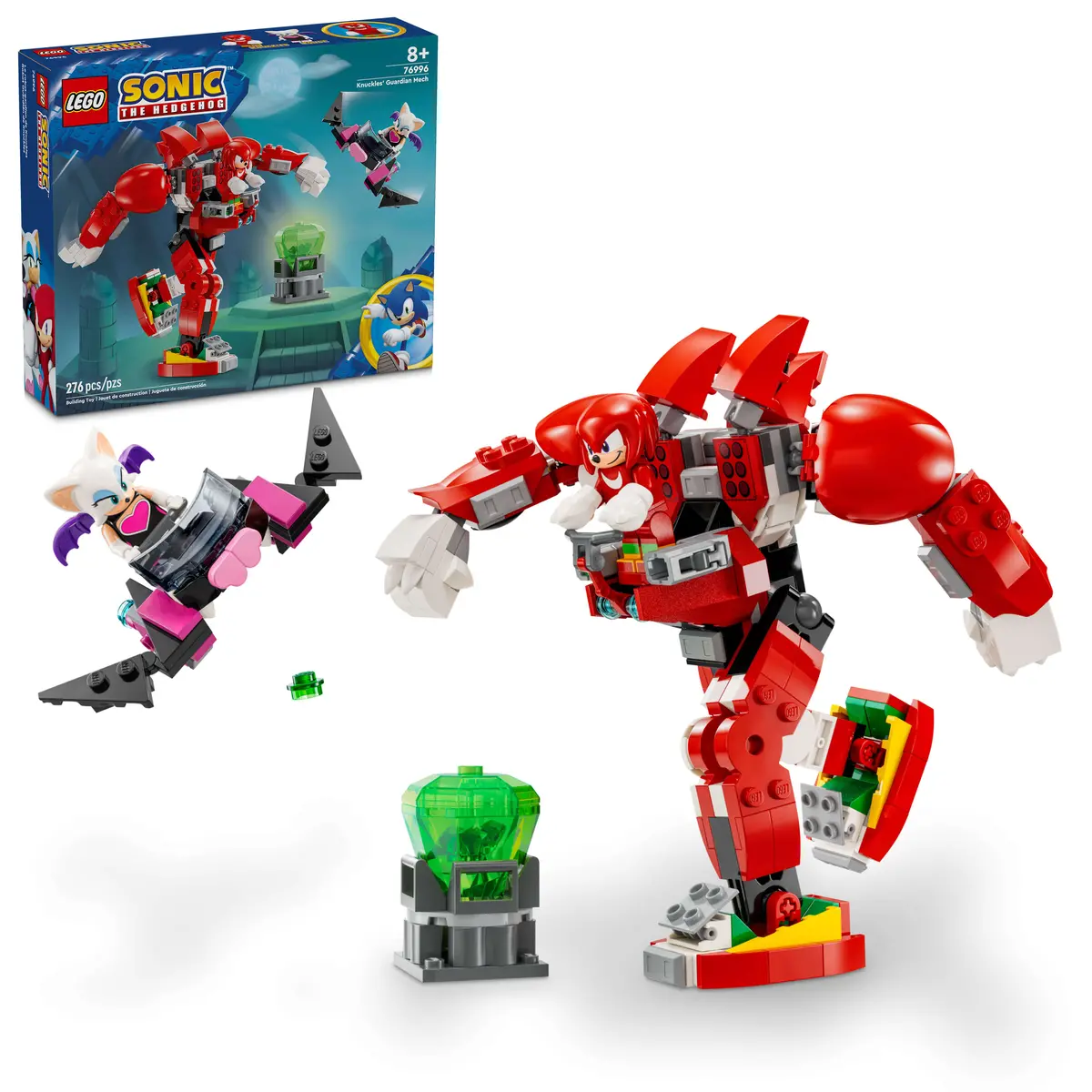 Lego Sonic The Hedgehog Knuckles' Guardian Mech Building Set - 276 Pieces 1