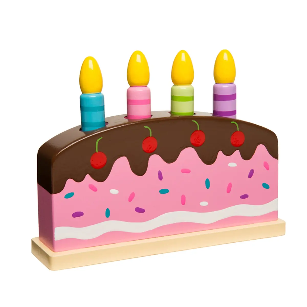 The Original Toy Company Wooden Pop Up Birthday Cake ‚Äì Multicolor 1