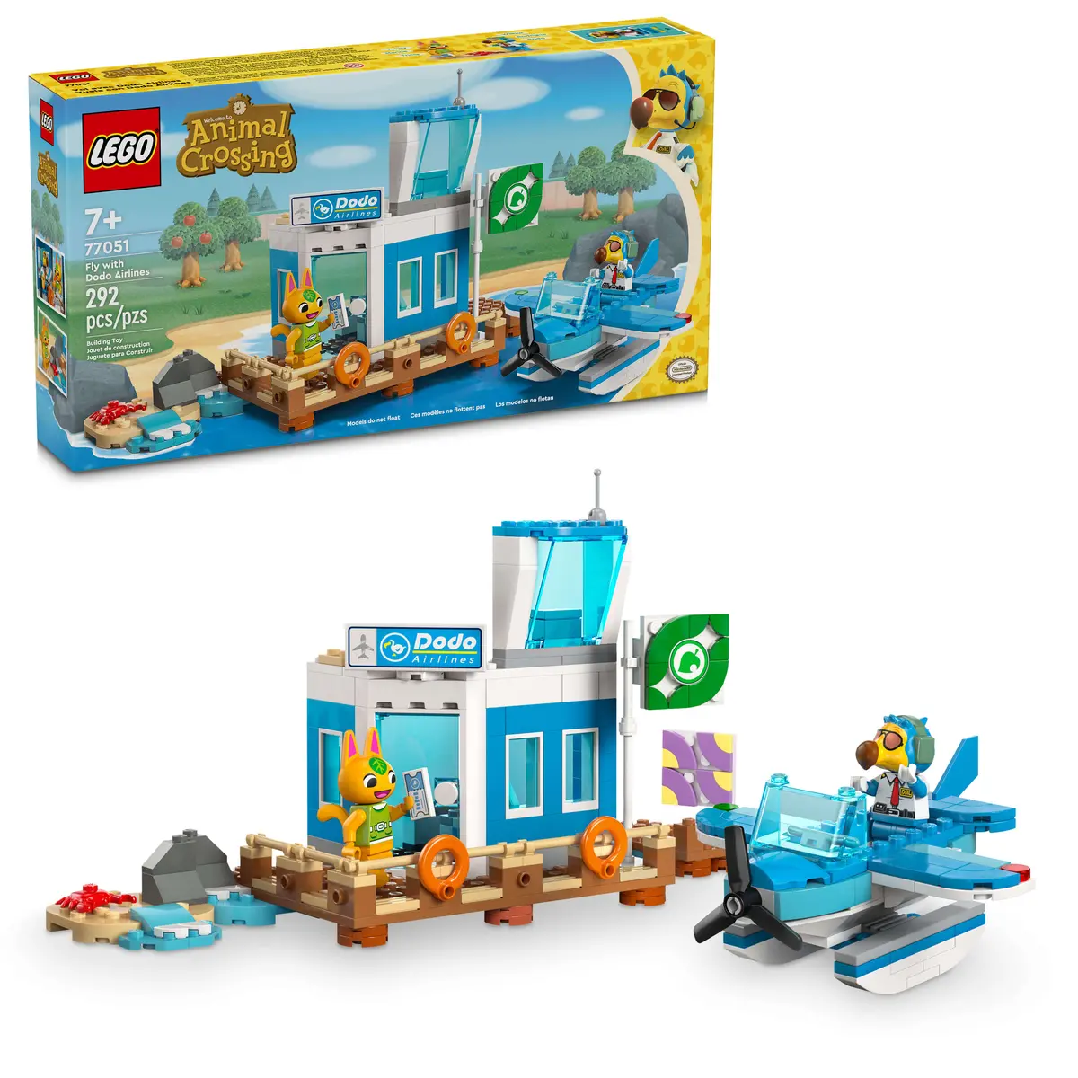 Lego Animal Crossing Fly With Dodo Airlines Airport Toy 77051 - Colorful Island Adventure 1