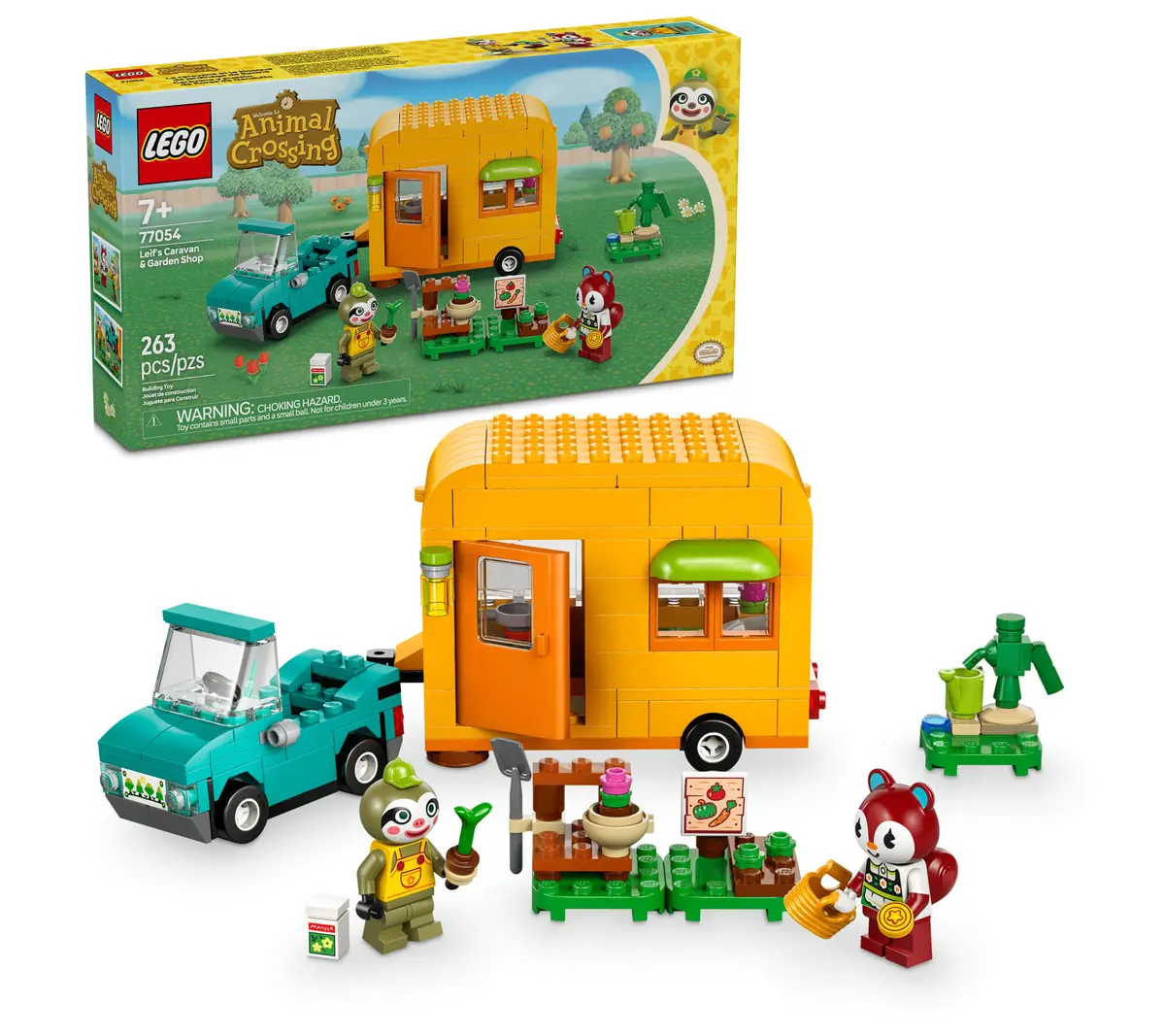 Lego Animal Crossing Leif's Caravan & Garden Shop Kit 77054 1