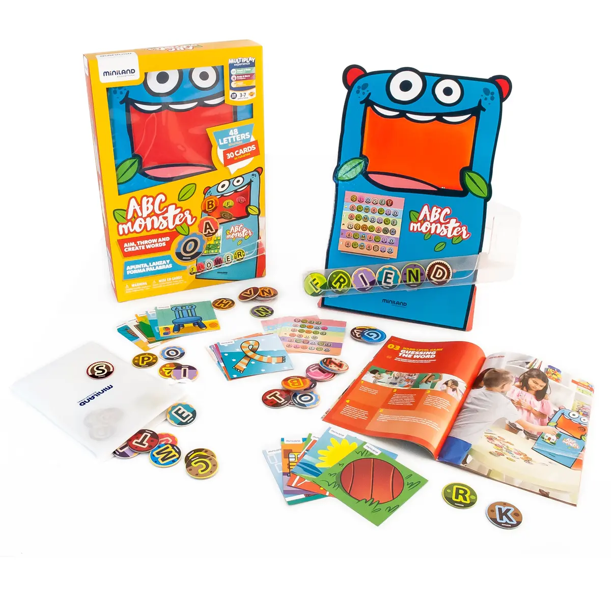 Miniland Educational Abc Monster - Interactive Spelling & Reading Game 1