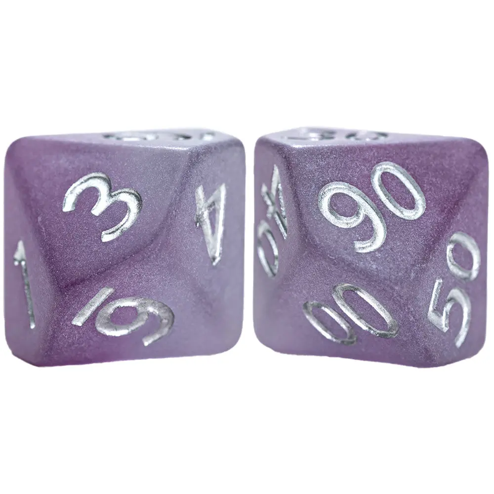Gate Keeper Games Sea Glass Dice: The Black Pearl - 7Pc Rpg Set 1