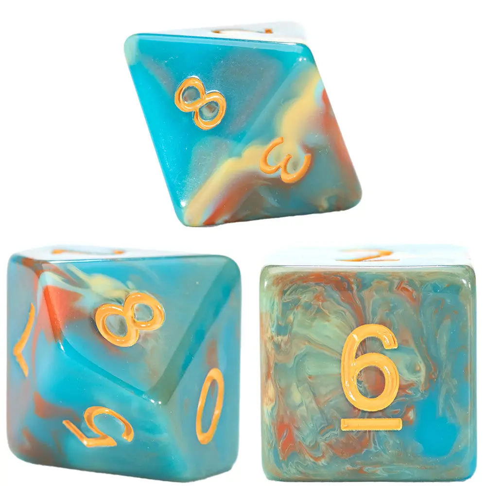 Gate Keeper Games Van Gogh Dice: Self Portrait - 7Pc Rpg Set 1