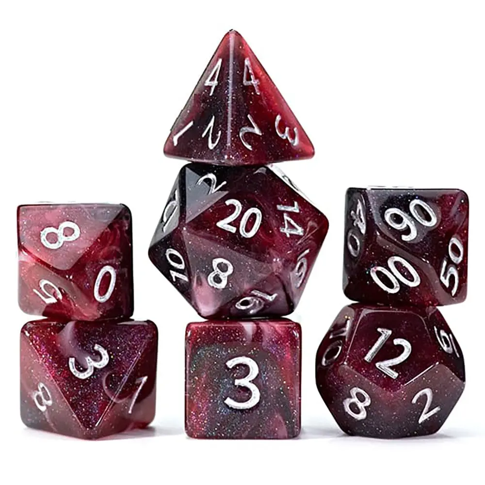 Gate Keeper Games Aether Dice: Plague - 7Pc Rpg Set 1