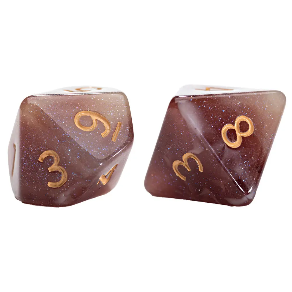 Gate Keeper Games Aether Latte Dice Set: 7Pc Rpg Essentials 1