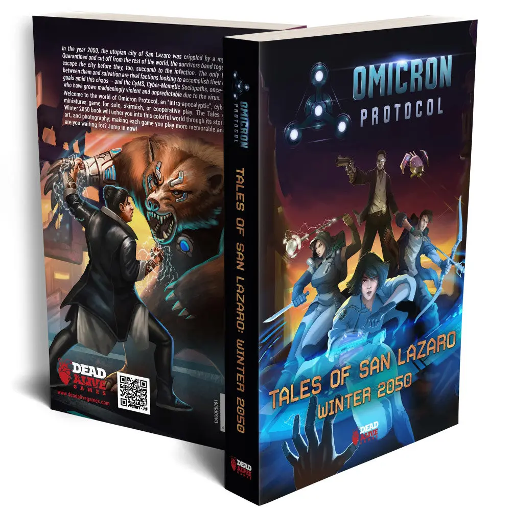 Dead Alive Games: Omicron Protocol - Tales Of San Lazaro Winter 2050 Strategy Game 1