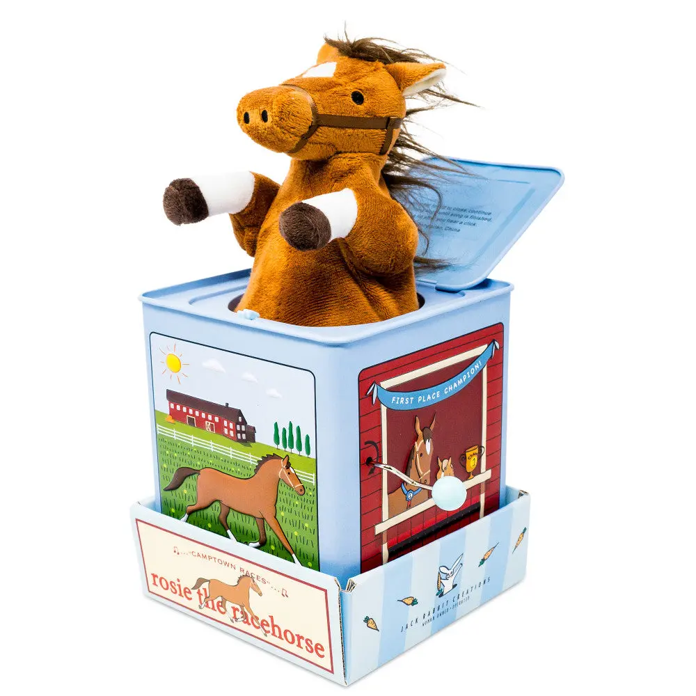 Jack Rabbit Creations Rosie The Racehorse - Classic Musical Jack In The Box 1