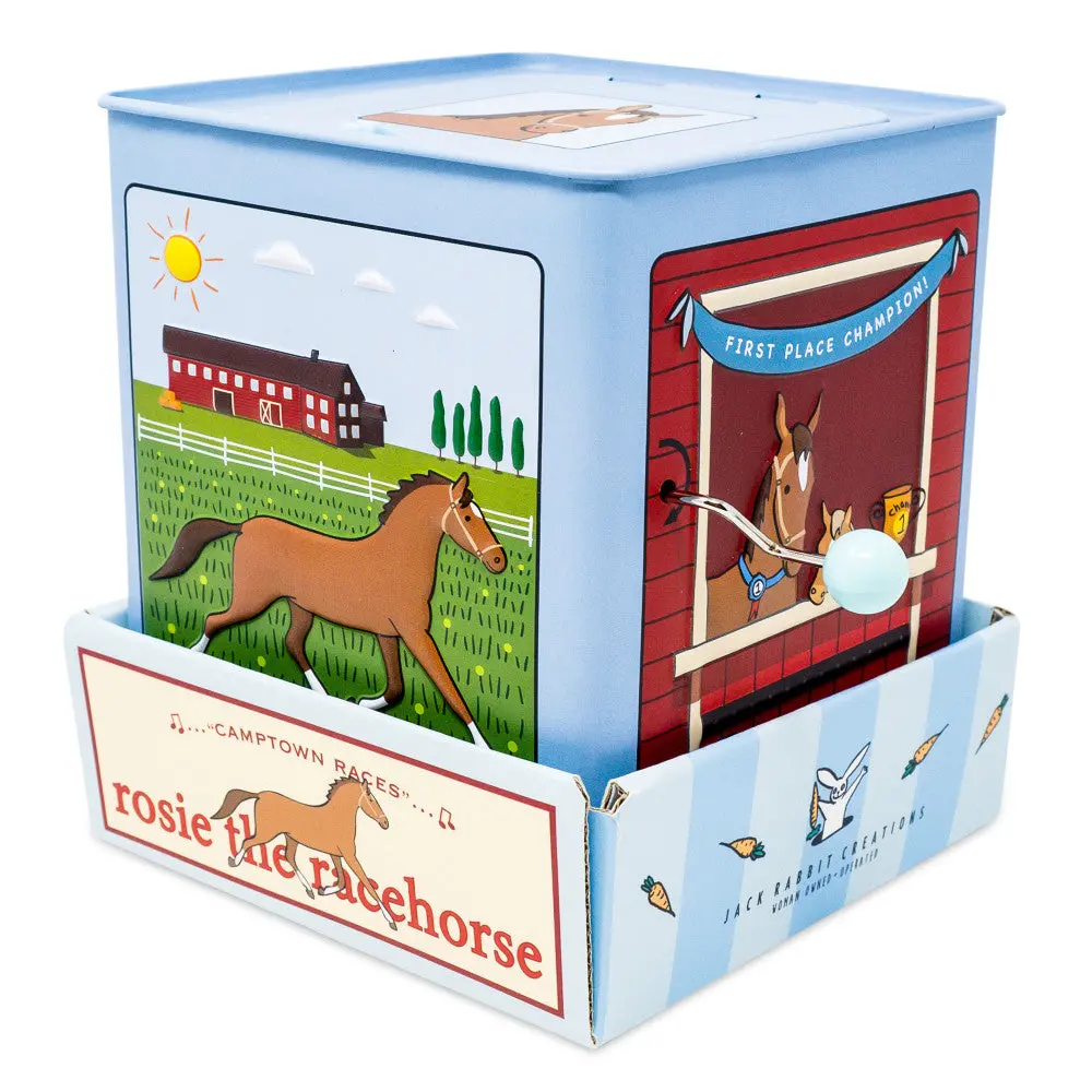 Jack Rabbit Creations Rosie The Racehorse - Classic Musical Jack In The Box 2
