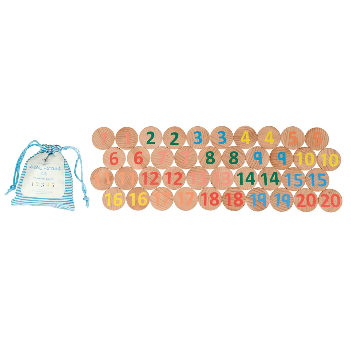 The Freckled Frog Number Matching Game - Educational Toy For Toddlers - Set Of 40 1