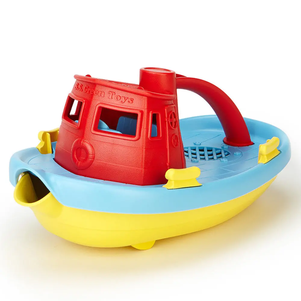 Green Toys My First Tugboat - Eco-Friendly Floating Bath Toy For Toddlers 1