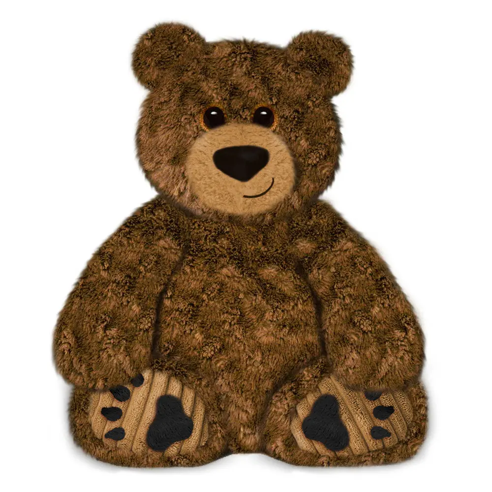 First And Main Bear Country Collection 10 Inch Grizzles Plush Bear - Dark Brown 1