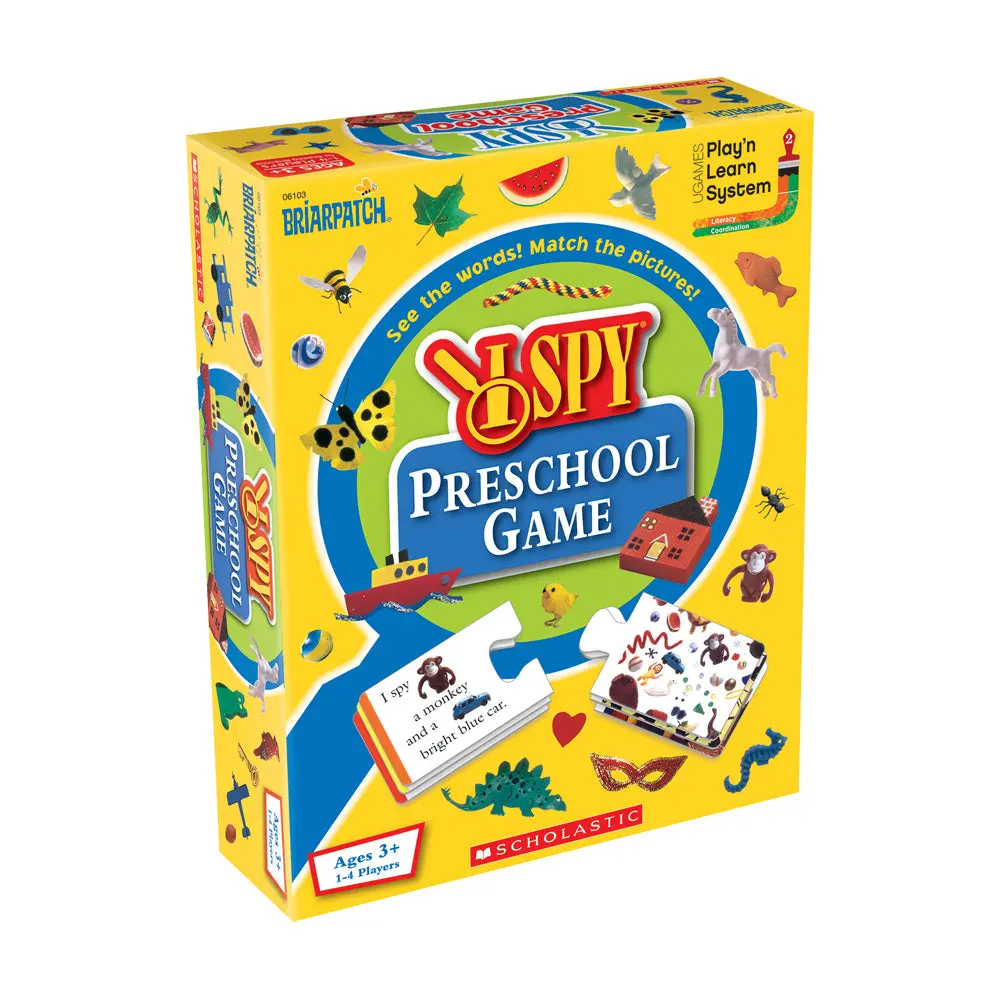 I Spy Preschool Game: Visual Matching & Reading Skills Board Game 1