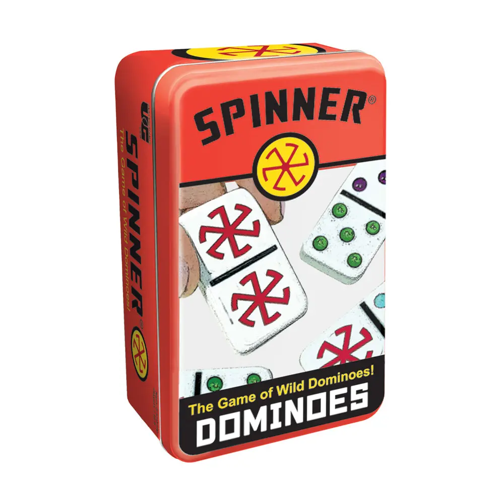 Spinner Wild Dominoes Game By University Games 1