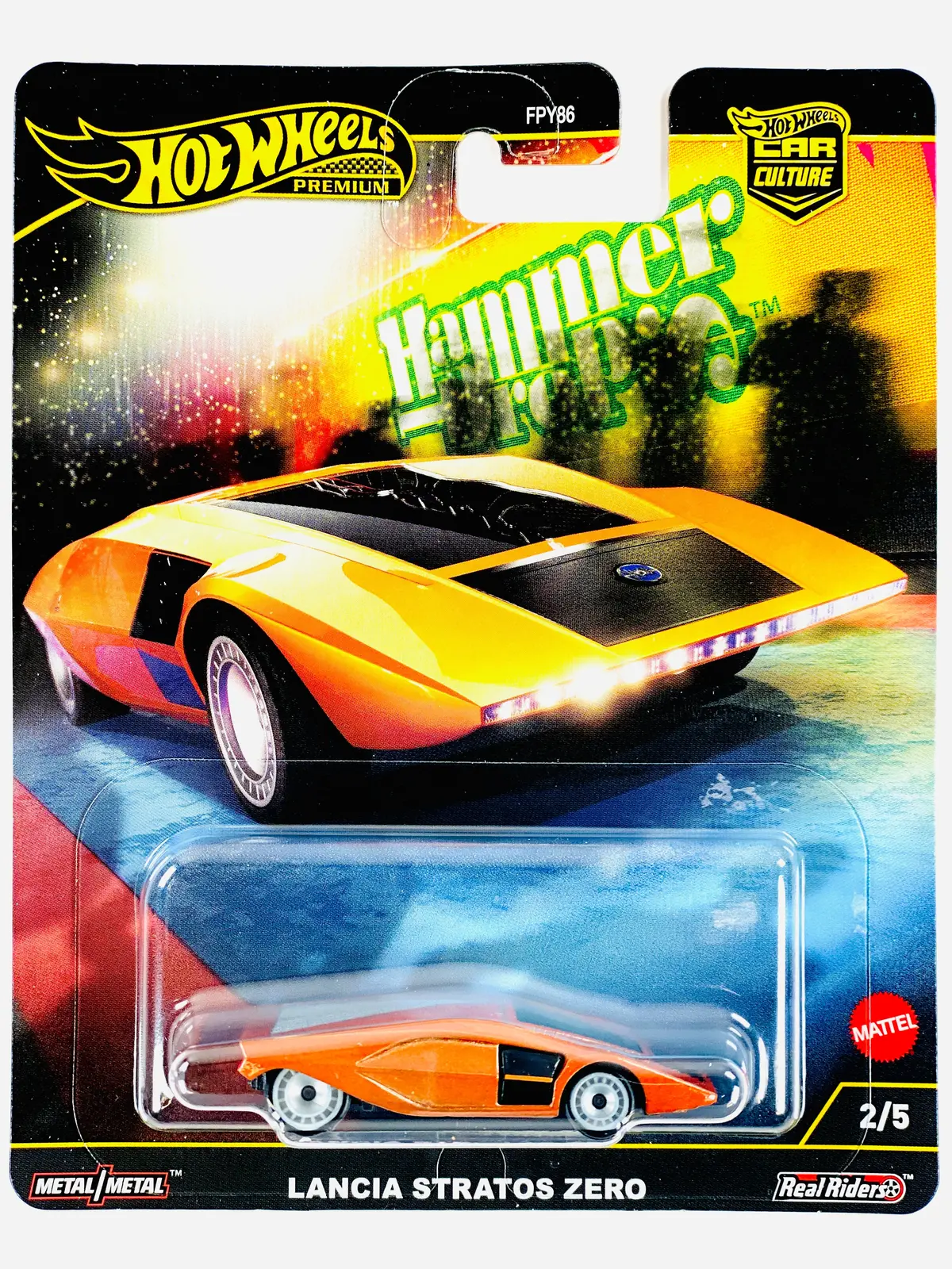 Hot Wheels 2025 Car Culture Hammer Drop Lancia Stratos Zero 1