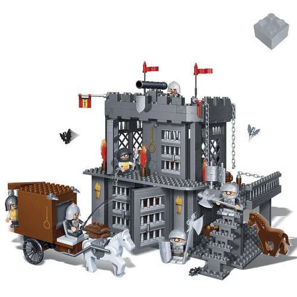 Banbao Castle Series Medieval Prison Building Set - 705 Pieces 1