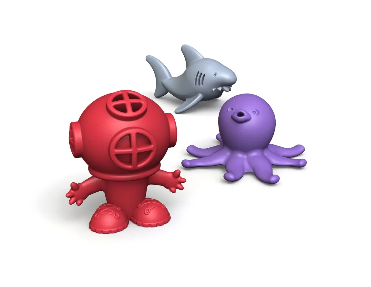 Begin Again Toys Dunk & Dive Bath Characters Set 1
