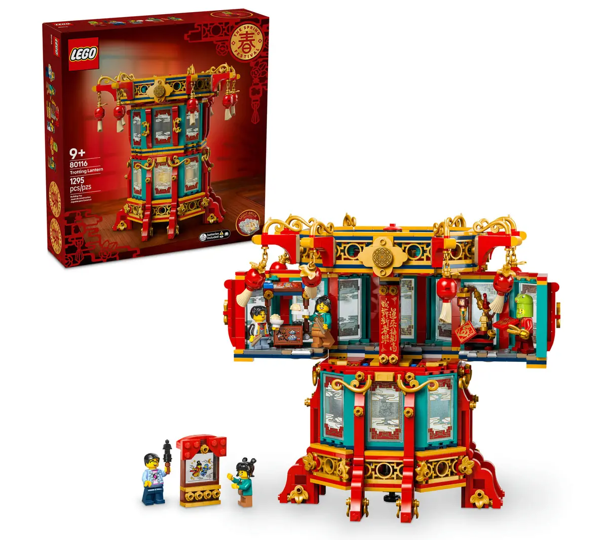 Lego Spring Festival 80116 Trotting Lantern Building Set - 1240 Pieces 1