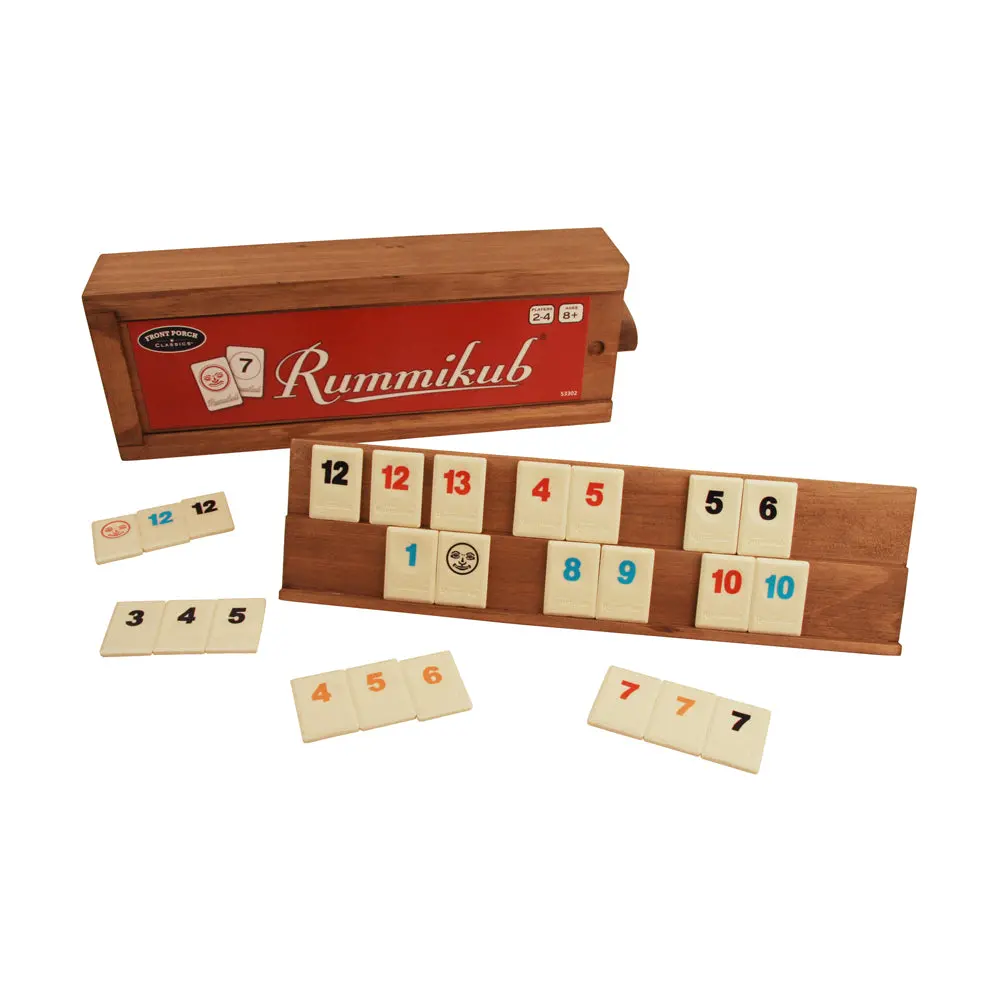 Rummikub Classic Strategy Game With Wooden Storage Box 1