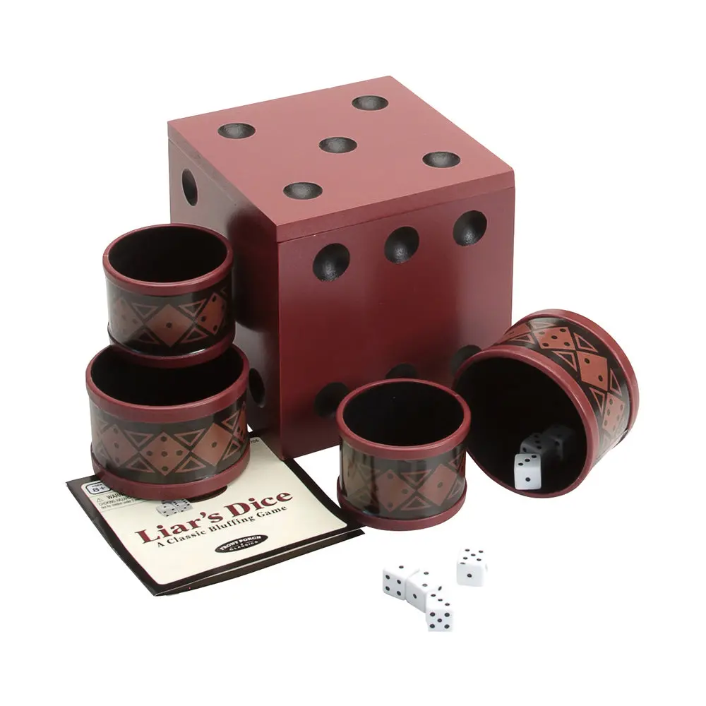Liar's Dice Classic Bluffing Game By Front Porch Classics 1