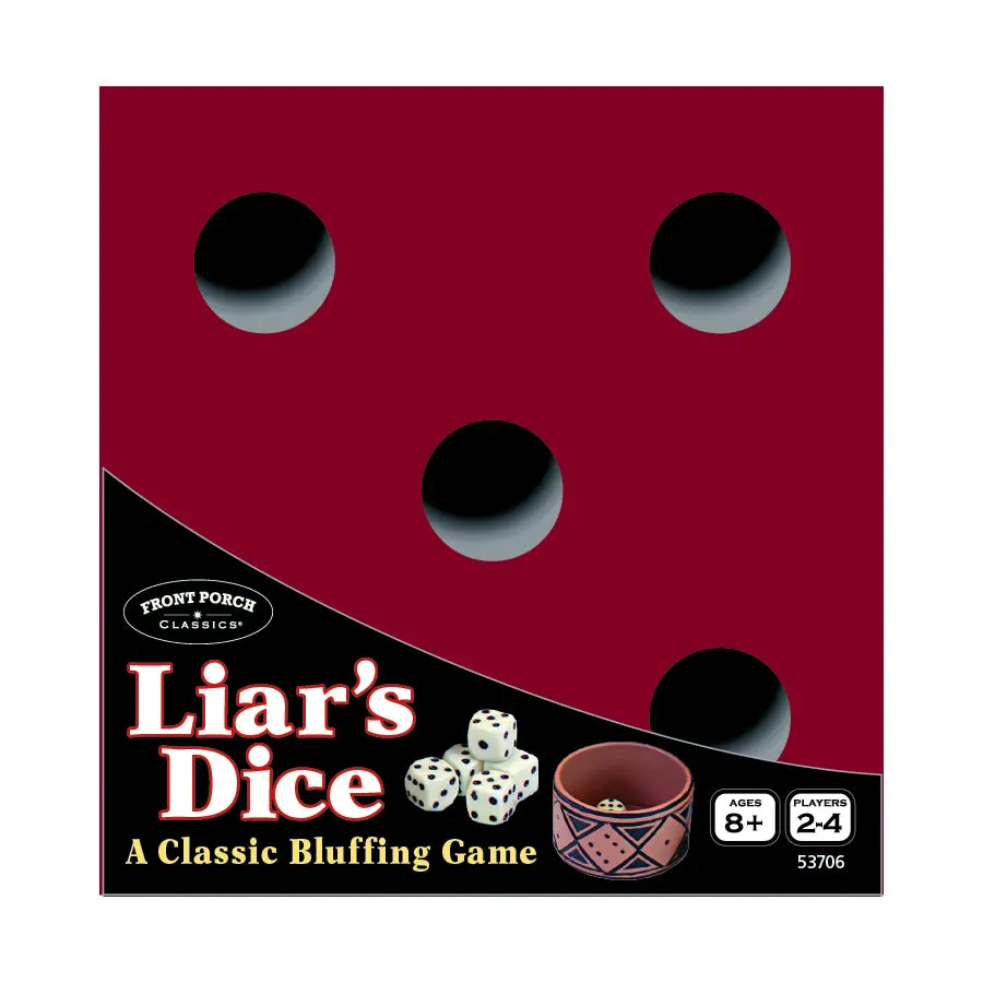 Liar's Dice Classic Bluffing Game By Front Porch Classics 2