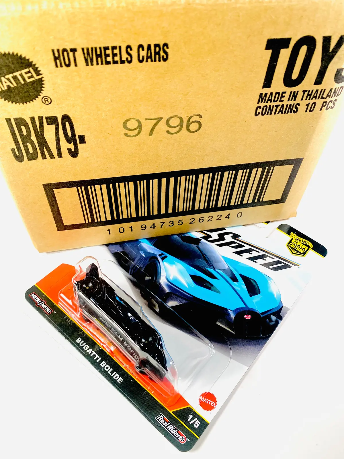 Hot Wheels 2025 Car Culture Bugatti Bolide Factory Sealed Solid Pack (10 Cars) 1