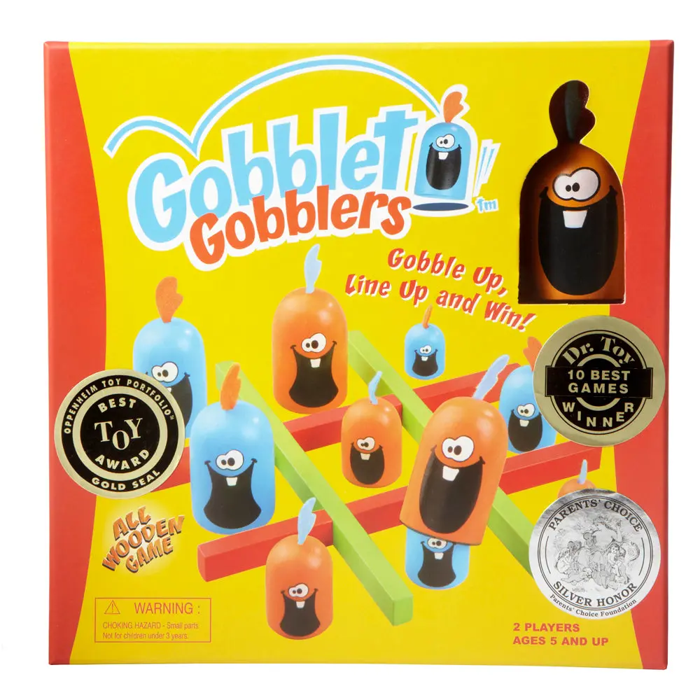 Gobblet Gobblers Wooden Strategy Board Game By Blue Orange 1