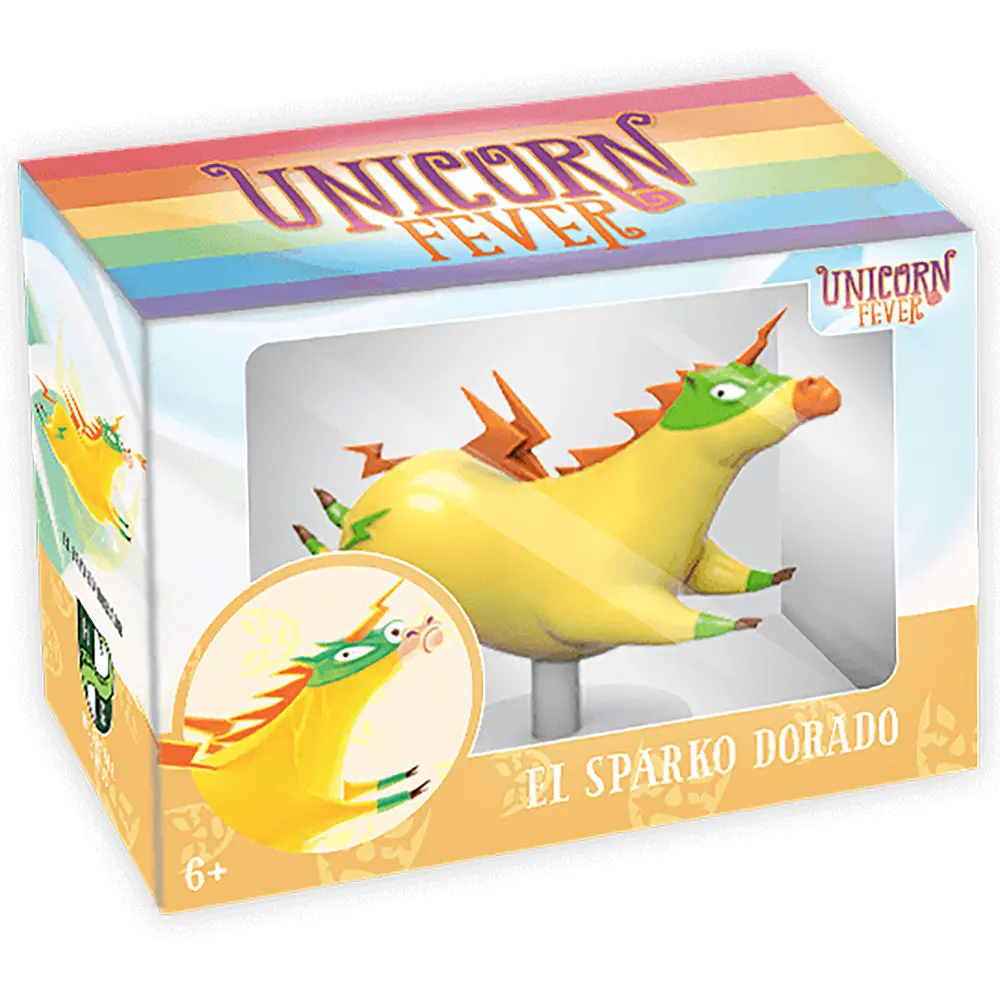Unicorn Fever El Sparko Dorado 8.5 Cm Painted Action Figure 1