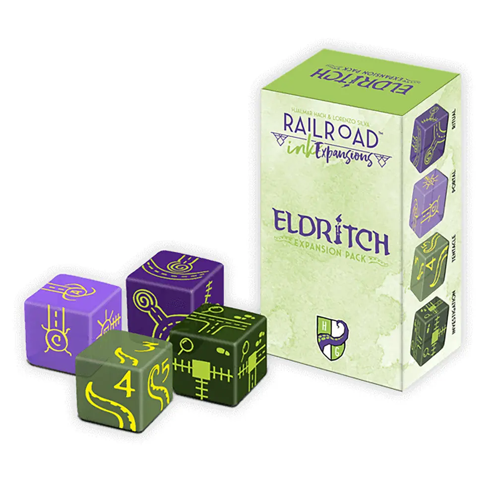 Railroad Ink: Eldritch Expansion Strategy Game Pack 1