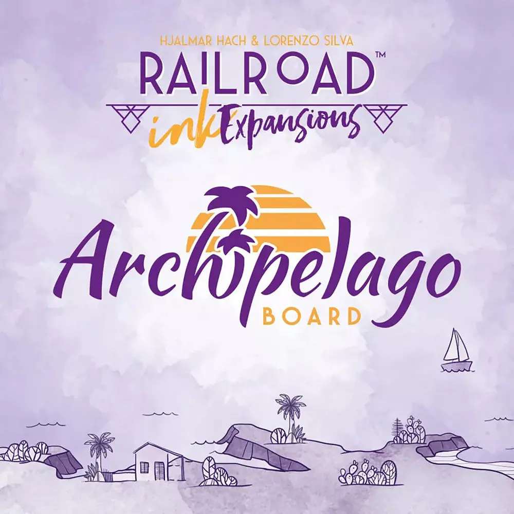 Railroad Ink Archipelago Expansion Board Game, Ages 8+, 1-4 Players 1