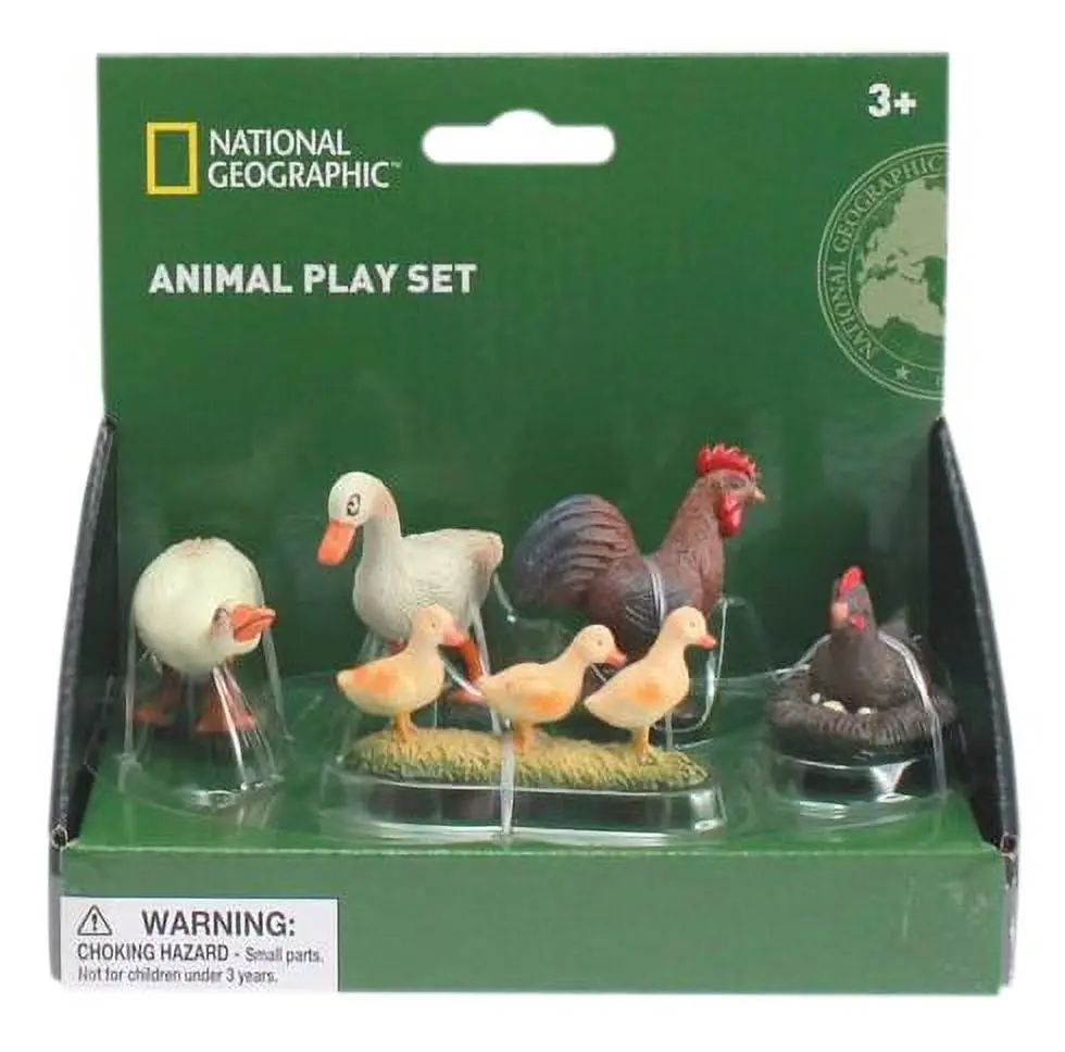 National Geographic Chicken And Duck Farm Playset - 5 Pieces 1