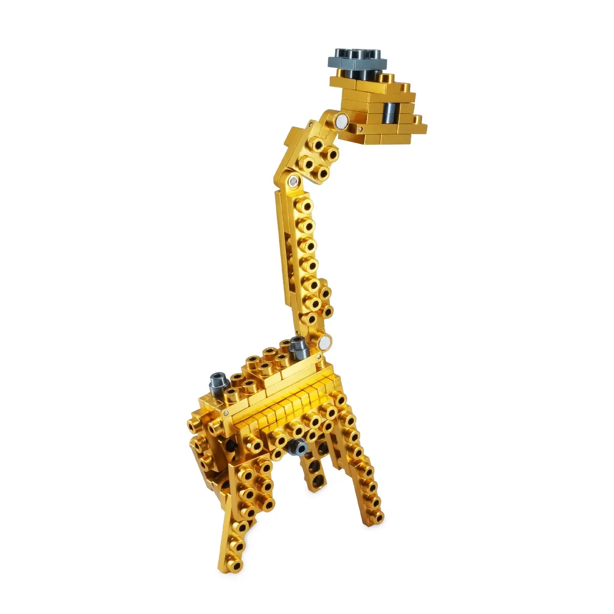 Metomics Pocket Wild Animal Series - Giraffe Model In Aztec Gold & Charcoal Black 1