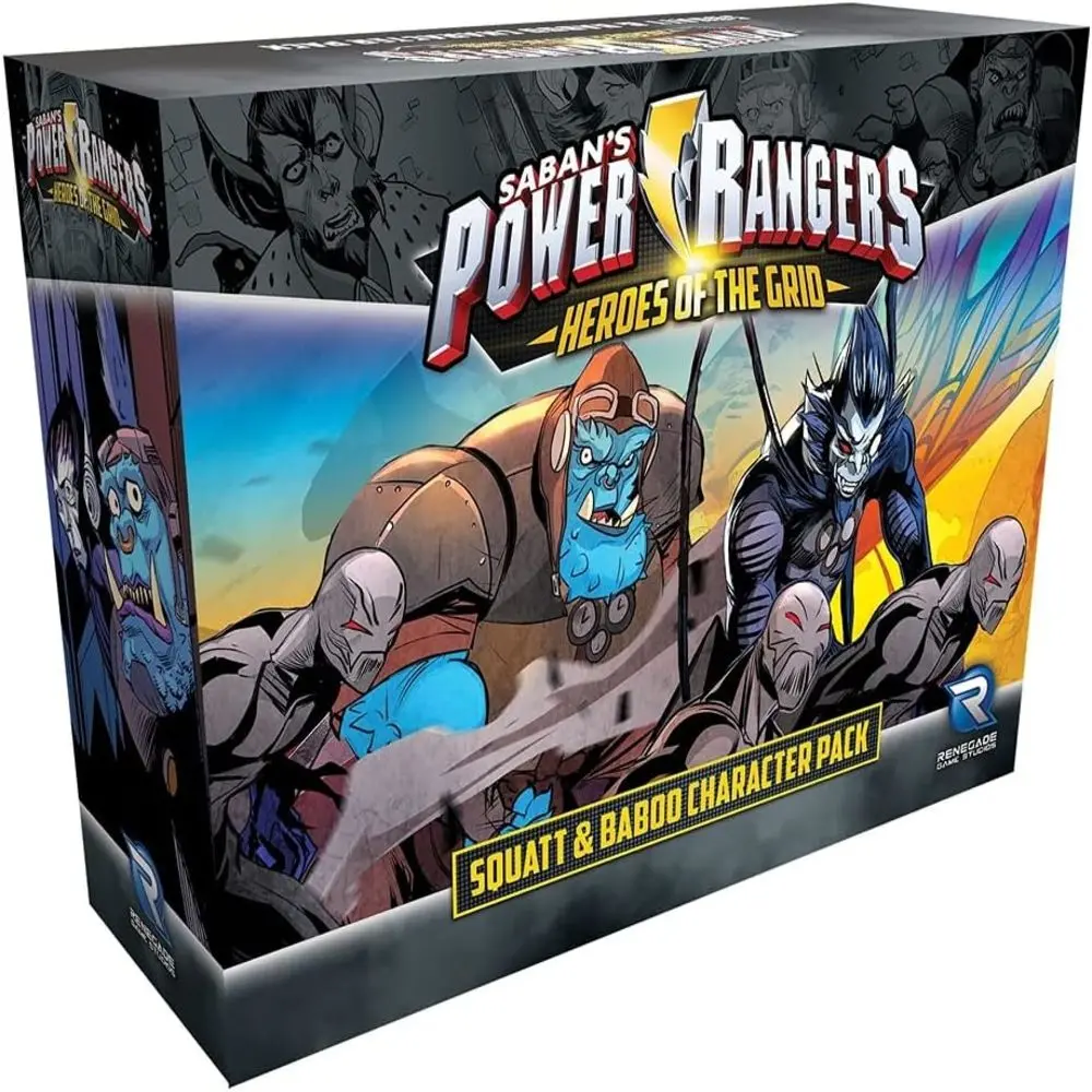 Power Rangers Heroes Of The Grid Squatt & Baboo Miniature Pack 1