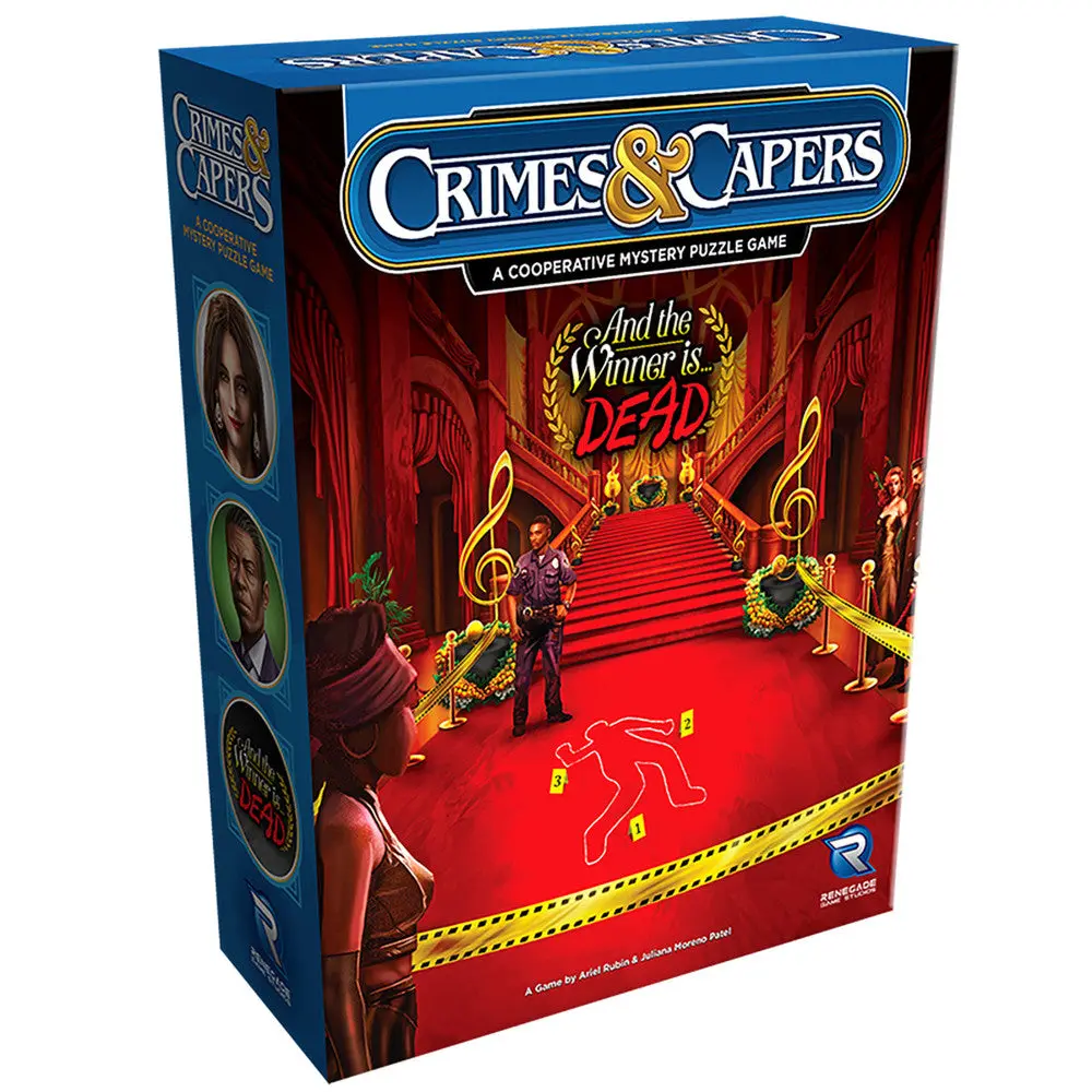 Crimes & Capers: And The Winner Is... Dead Cooperative Mystery Game 1