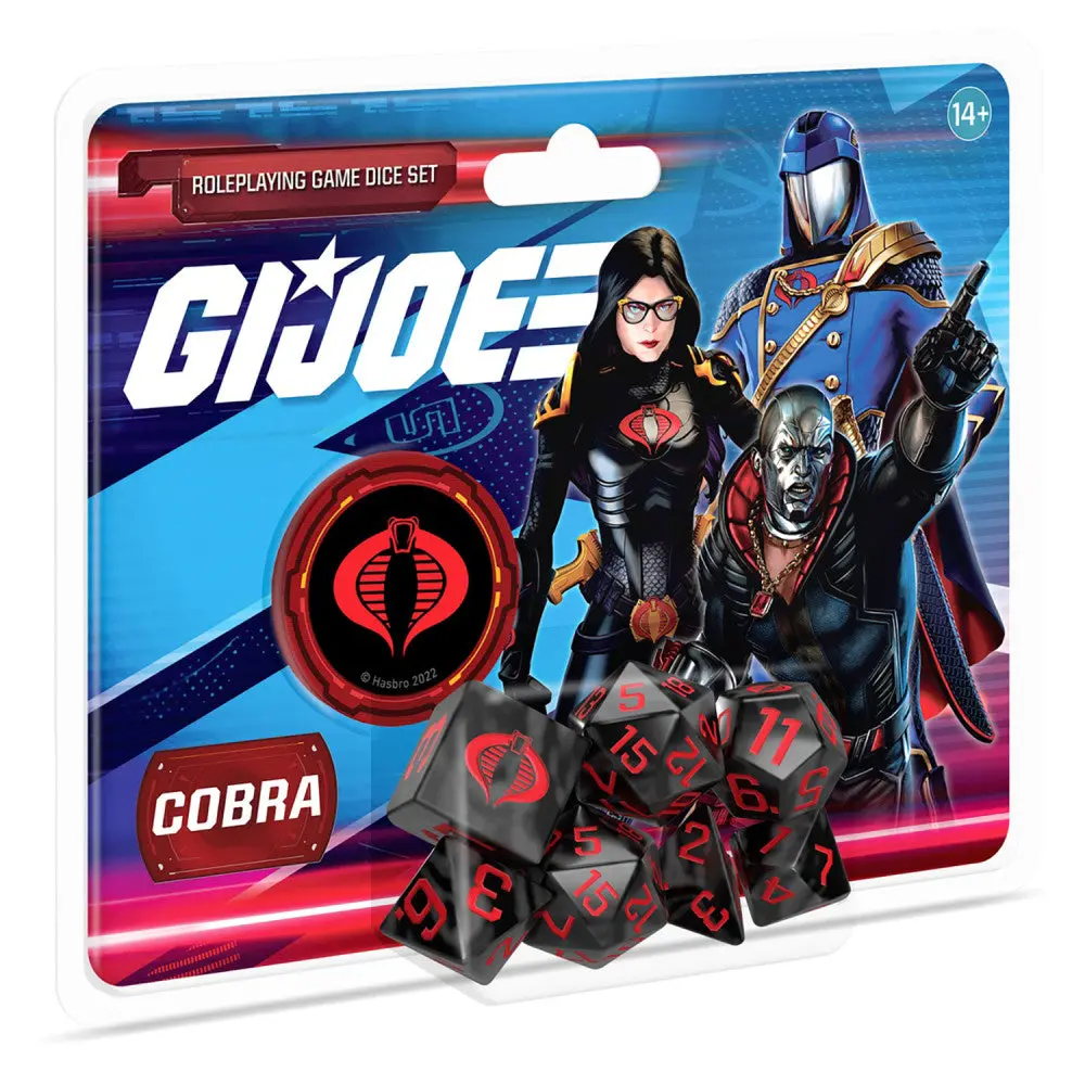 G.I. Joe Cobra-Themed Dice Set For Roleplaying Game 1