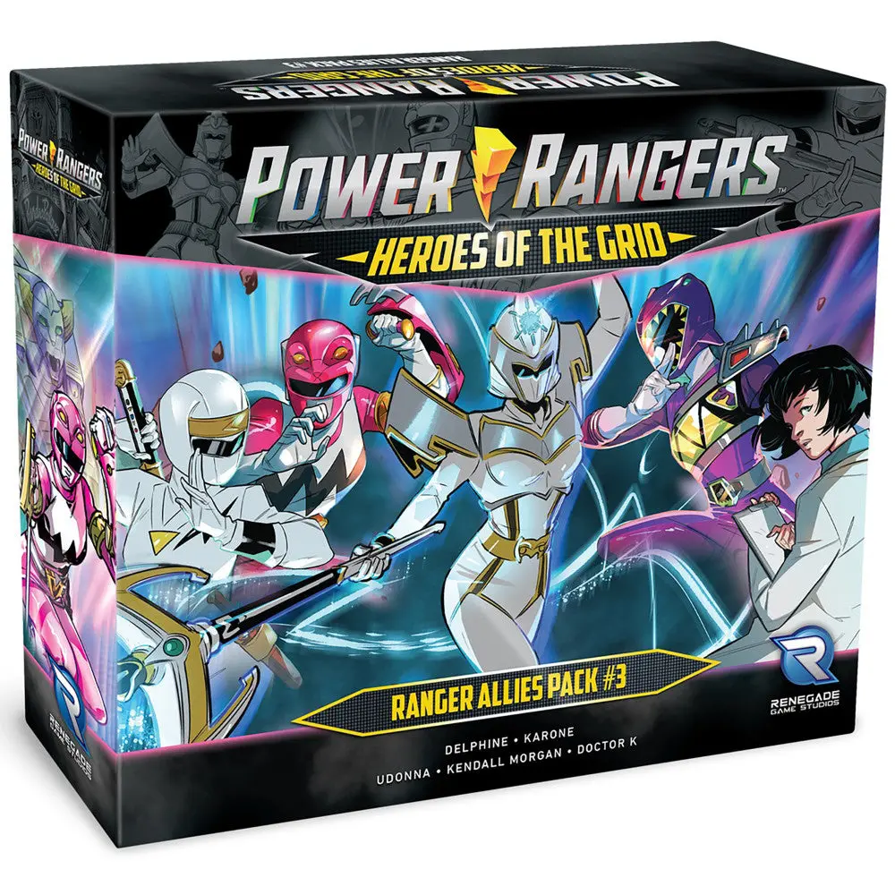 Power Rangers Heroes Of The Grid: Ranger Allies Pack #3 Expansion Set 1