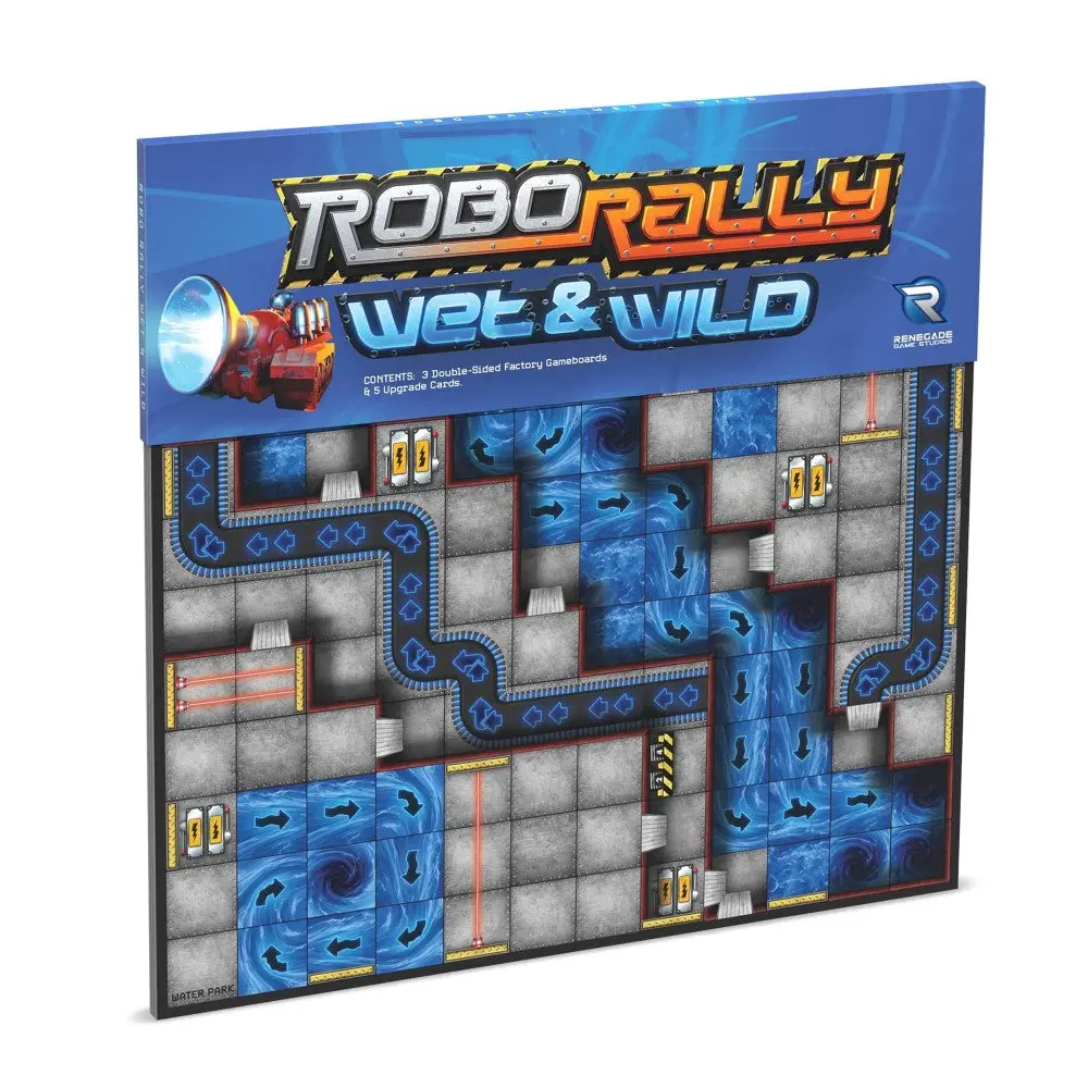 Robo Rally: Wet & Wild Expansion Board Game By Renegade Games Studios 1