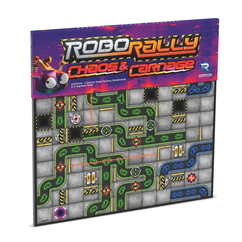 Robo Rally: Chaos & Carnage Expansion Board Game By Renegade Games Studios 1