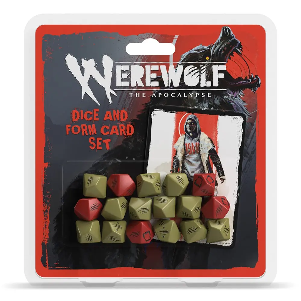 Werewolf: The Apocalypse 5Th Edition Rpg Dice & Form Card Set 1
