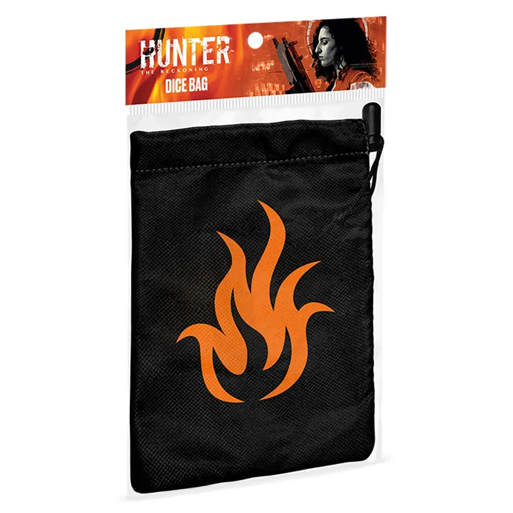 Hunter: The Reckoning 5Th Edition Rpg Flame-Themed Dice Bag 1
