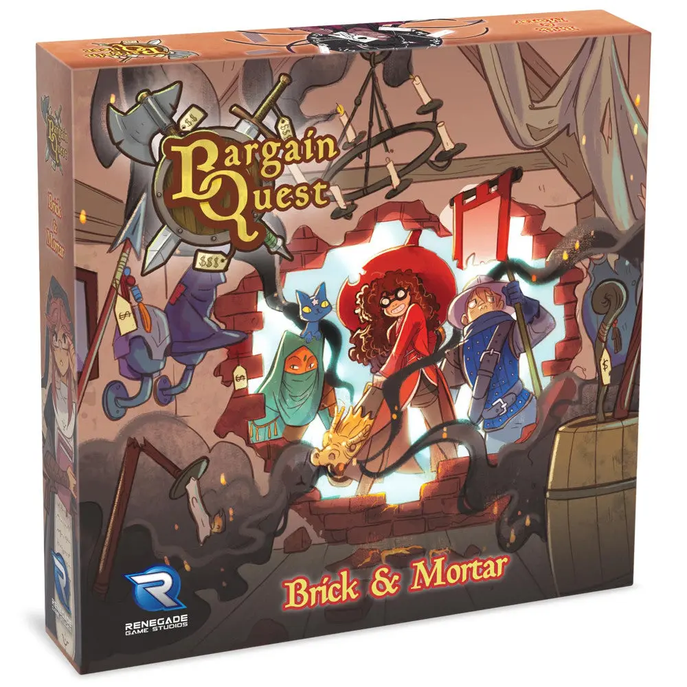 Renegade Games Studios Bargain Quest: Brick & Mortar Expansion Board Game 1