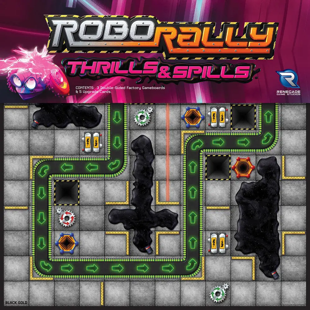 Robo Rally Thrills & Spills Expansion Board Game By Renegade Game Studios 1