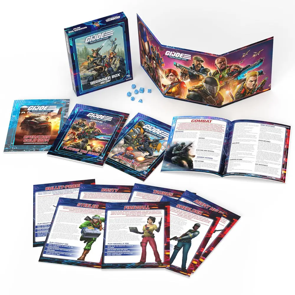 Renegade: G.I. Joe Roleplaying Game Beginner Box, Age 14+, 2-6 Players 2