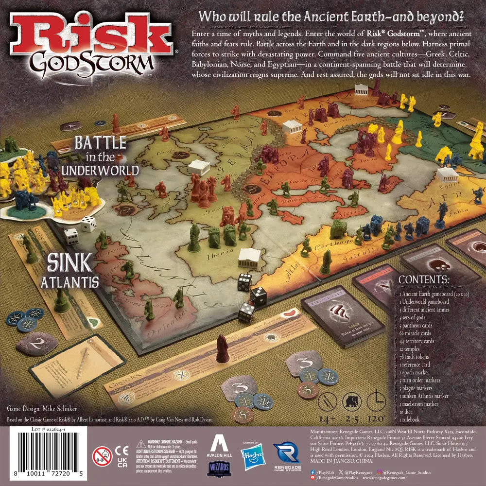 Renegade Game Studios Risk: Godstorm - Mythological Board Game For Ages 10+ 2
