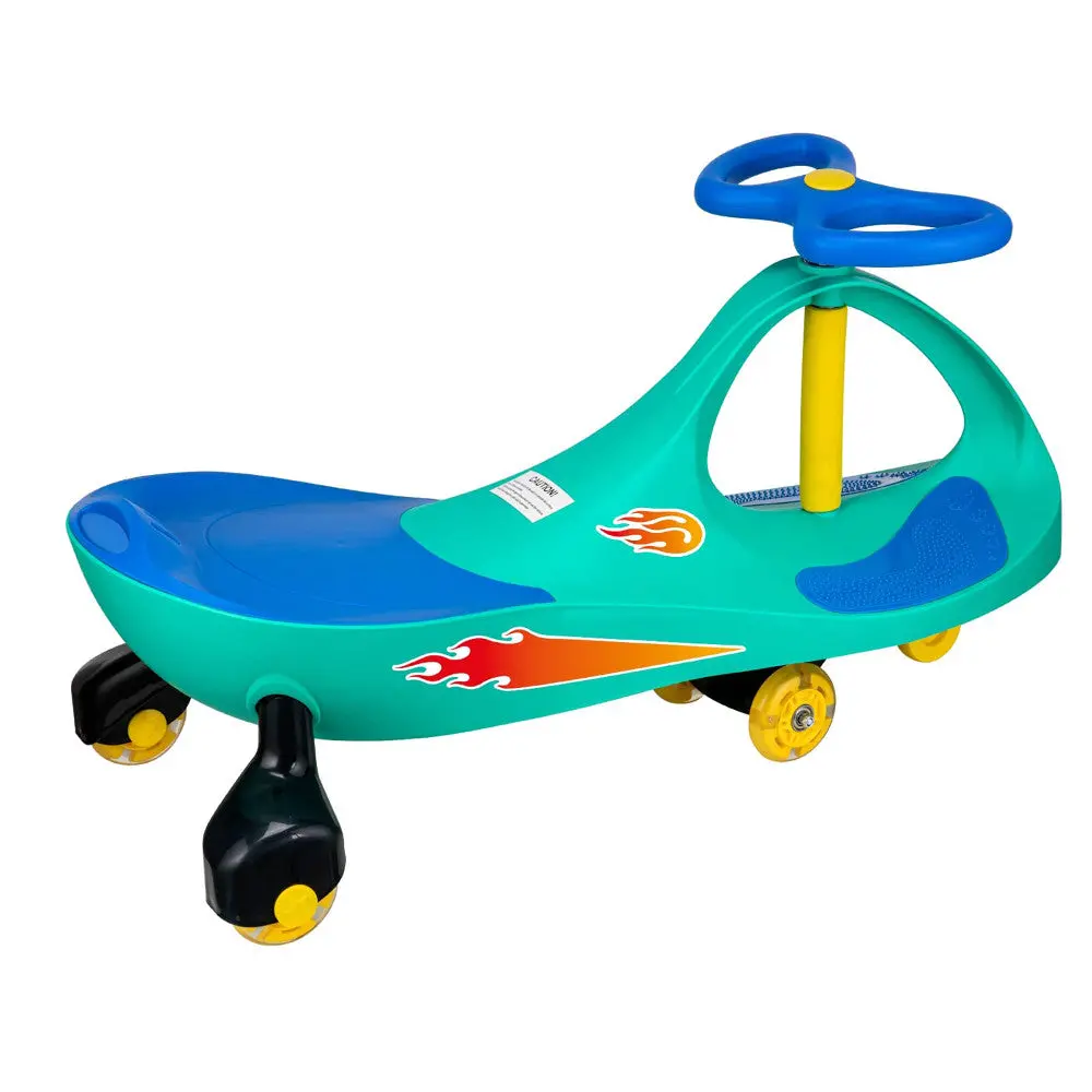 Alex - Lightning Glow Rider - Teal & Blue - Inertia Powered Ride-On Toy 1