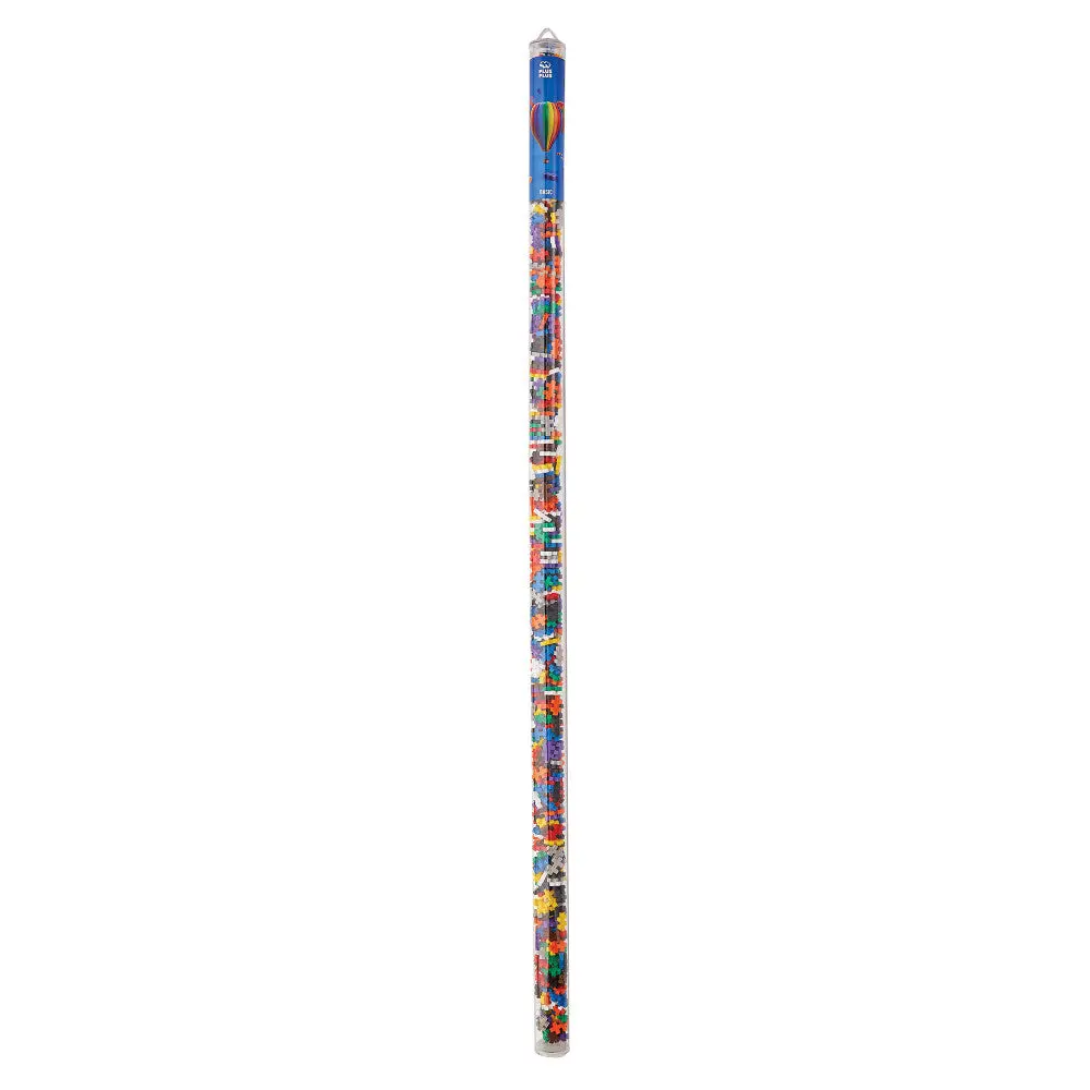 Plus-Plus Super Tube - 500 Piece Basic Color Mix - Creative Building Toy For Kids 1