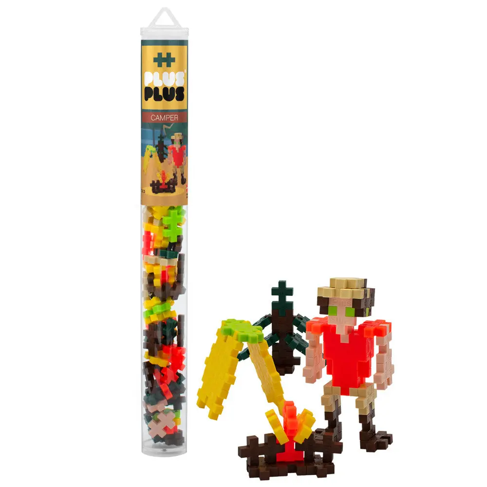 Plus-Plus Mini Building Toy - 70 Piece Camper Set 1