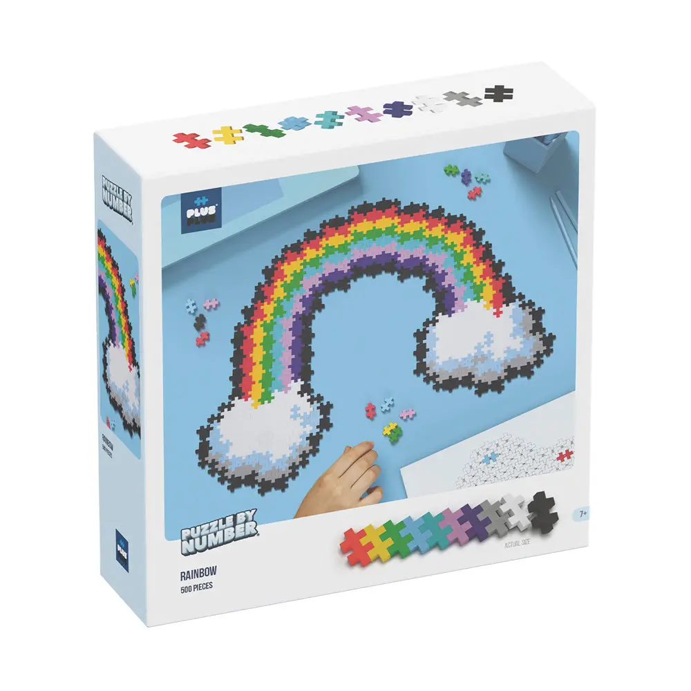 Plus-Plus Puzzle By Number - Rainbow Jigsaw Puzzle - 500 Pc 1