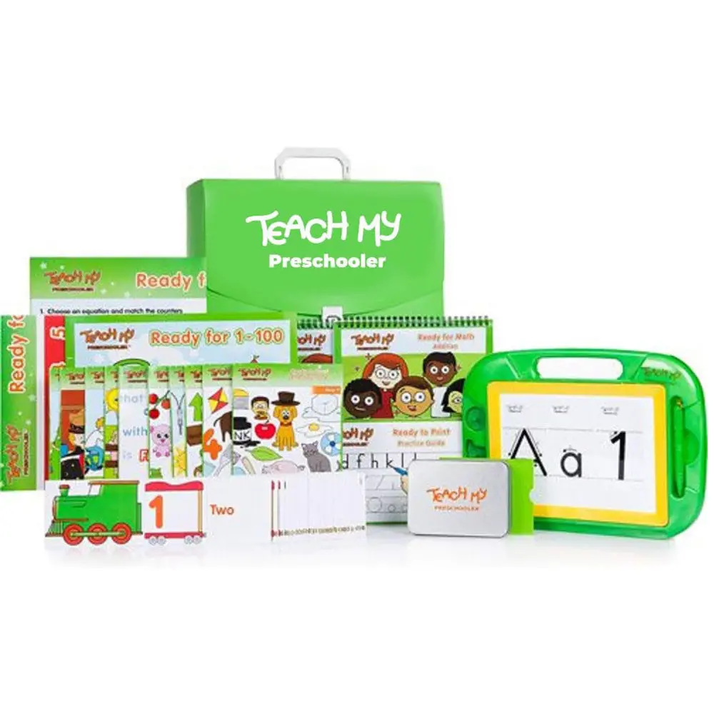 Teach My Preschooler Learning Kit - Screen Free Education In Math, Reading & More 1